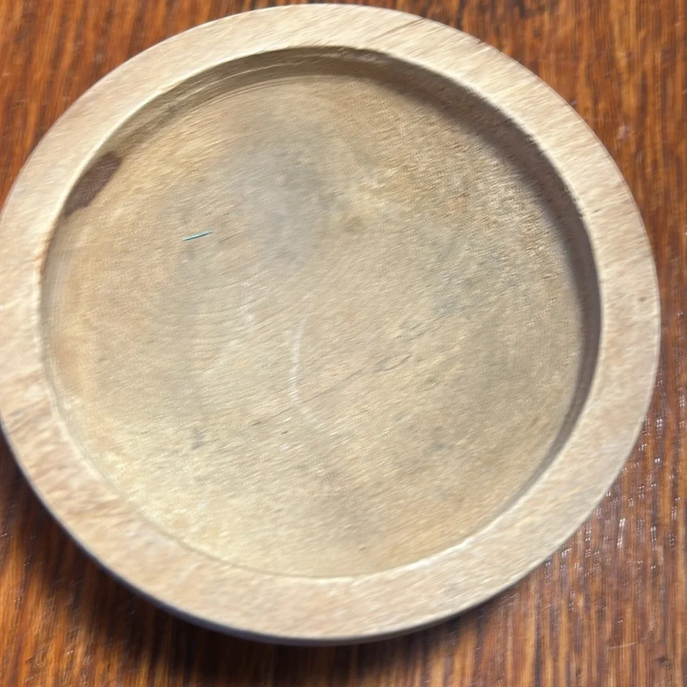 Vintage Hand Made Wooden Trinket Box